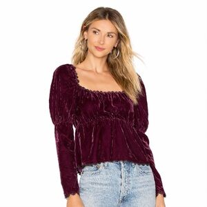 Tularosa Brandy Top in Plum